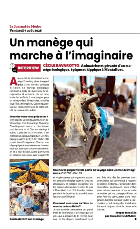 Article dans le Journal de Médoc